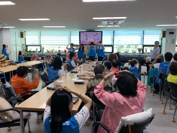 백석대학교·백석문화대학교 사회봉사단, ‘어르신 활력 충전 프로젝트’ 진행 대표이미지